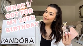 WHAT I GOT FOR MY 20TH BIRTHDAY 🤍 | SOPHIA GRACE
