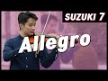 Suzuki Violin School Vol.7 Allegro - A. Corelli