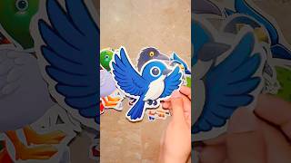 Birds Family Flash card #drawingart #school #viral #trendingshorts #flashcards #expressionchallenge