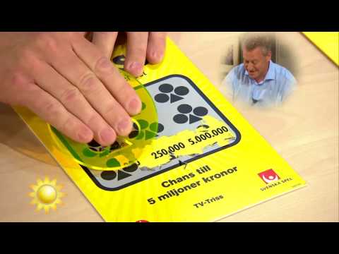 5 miljoner!!! Glädjechock för dagens trissvinnare! - Nyhetsmorgon (TV4)