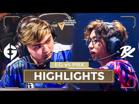 Off to the LOWER FINAL we go! | VALORANT Champions Evil Geniuses vs PRX | HIGHLIGHTS