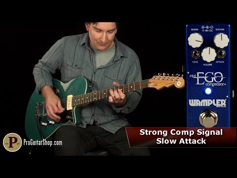 Педаль компрессор для электрогитары WAMPLER MINI EGO COMPRESSOR - фото 2 - id-p2531217267