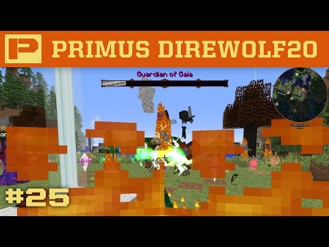 Primus Direwolf20 1.7 -Gaia Guardian Battle and Rod of the Unstable Reserve - 025
