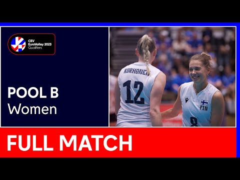 Full Match | Finland vs. Montenegro - CEV EuroVolley 2023 Qualifiers