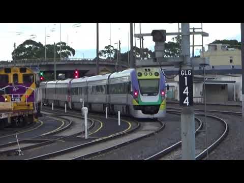 V/LINE N462+N474+Y156+H CAR AT GEELONG AND N471 and n465 and N452 with ssh26 at south geelong