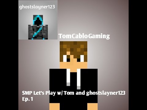 TomCabloGaming - Minecraft Pocket Edition : SMP Let's Play w/ Tom and Ghost - Ep. 1 - LEGIT SURVIVAL!