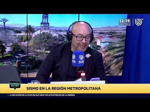 Así se vivió el temblor 4.6 en los estudios de La Radio en Santiago