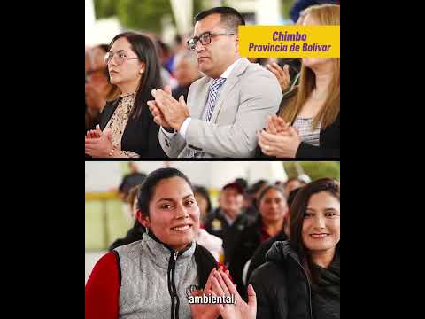 Desarrollo ambiental, agua potable y vialidad en la provincia de Bolivar- GUARANDA Y CHIMBO