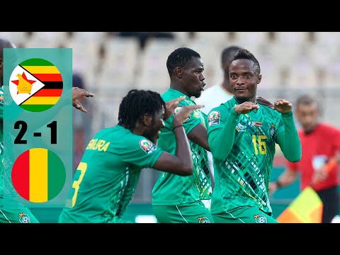 Zimbabwe vs Guinea 2-1 Highlights & Goals | Africa Cup of Nations