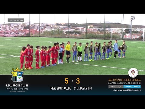 Real Sport Clube (5-3) 1º de Dezembro