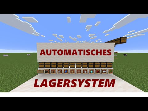 Minecraft - Automatisches Item Lagersystem // Sortiermaschine 1.15