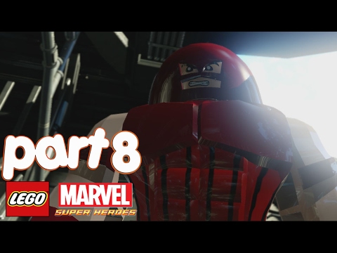 LEGO Marvel Super Heroes 100% Walkthrough Part 8 - Juggernaut Boss Fight  (Juggernauts and Crosses)