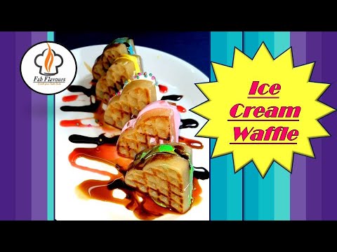 Waffles || Ice cream Waffles || How to make perfect Waffles at home || Fab Flavours