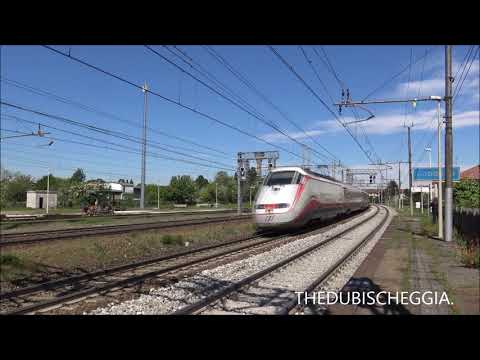LA STROMBAZZATA DELLA FRECCIABIANCA IN TRANSITO A CODOGNO (LODI) MART. 30 - 4 - 2019