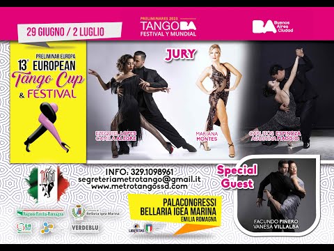 13° EUROPEAN TANGO CUP & FESTIVAL 2023 - Preliminar Oficial Tango BA Mundial - Bellaria Igea Marina