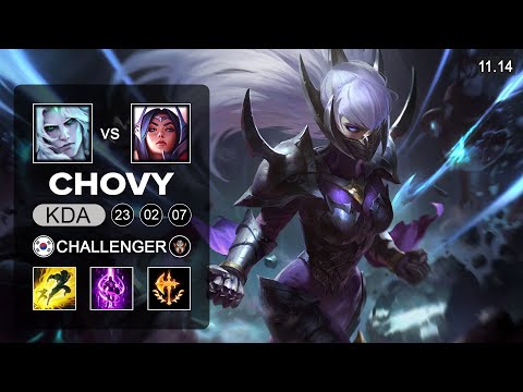 HLE Chovy Irelia Mid vs Viego - KR Challenger Patch 11.14