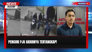 Tiga Pencuri Komponen PJU di Pekanbaru Ditangkap Polisi