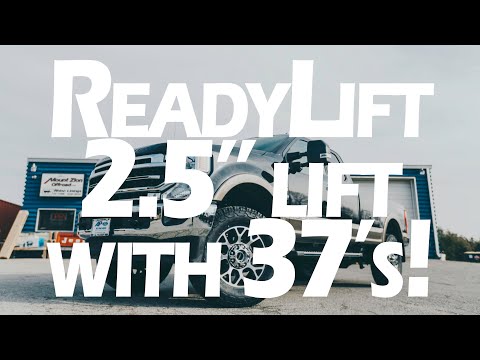 Want to Lift your 2020 Ford Super Duty? WATCH as we install ReadyLift 2.5\" FOX shocks & 37\" tires!