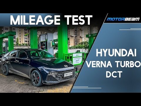 Hyundai Verna Turbo DCT Mileage Test! | MotorBeam