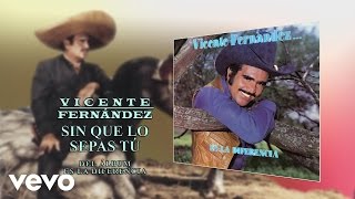 Vicente Fernández - Sin Que Lo Sepas Tú (Cover Audio)