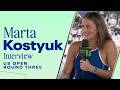 Marta Kostyuk finds the line of "being funny but not too crazy" 🤪 | 2026 US Open