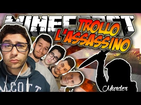 TROLLO L'ASSASSINO!! - Minecraft MURDER ITA W/ ErenBlaze Metano007 Jacorollo Tech4Play