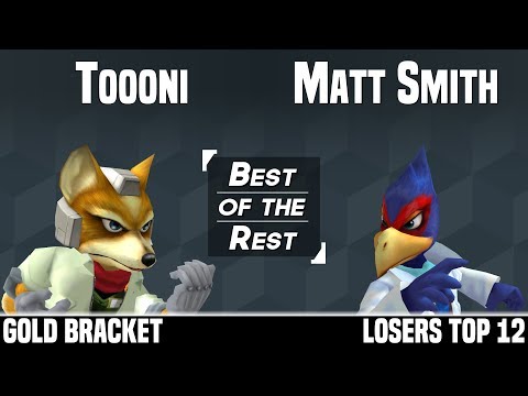 Best of the Rest 2018 - Toooni (Fox) vs Matt Smith (Falco) - GOLD BRACKET - LOSERS TOP 12
