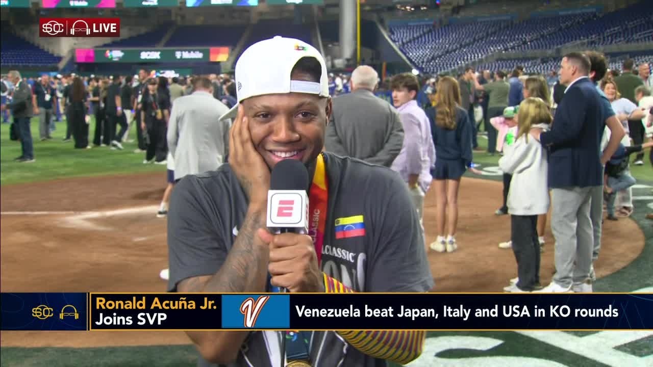 Ronald Acuna Jr. reflects on EMOTIONAL win over USA in WBC title game 🏆 | SC with SVP