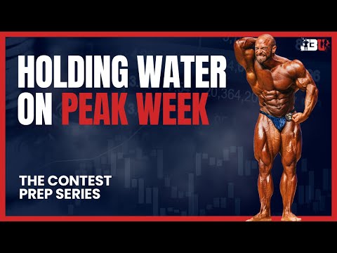 The Contest Prep Series - Part 4 // Holding Water on Peak Week
