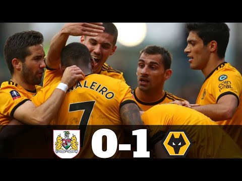 Bristol City 0 - 1 Wolverhampton Wanderers  F. A CUP 2019 Highlights - Dailysport