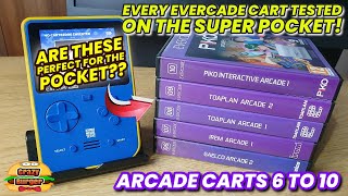 Evercade Arcade Collections 6 to 10 - Some Great Carts Here! BUT Not All are Perfect For The Pocket!