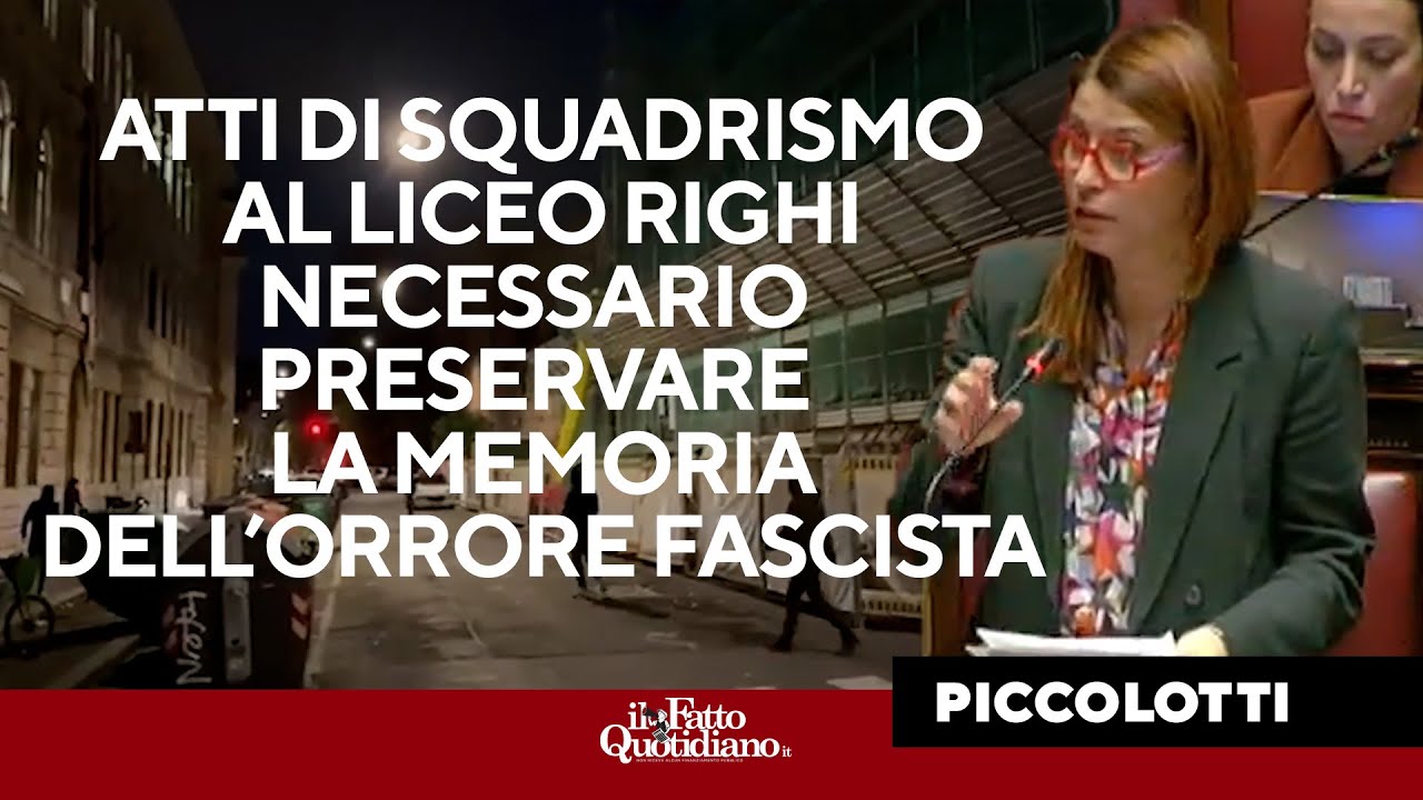 Piccolotti: "Assalto squadrista a un liceo. Necessario preservare la memoria dell'orrore fascista"
