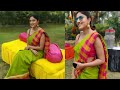 Anchor Dhanya Saree Hot Look Hot Scene Hot Anchor Saree Latest