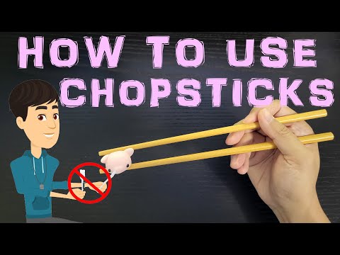 How to Use Chopsticks Correctly | Learn to Use Chopsticks - Quick 1 Minute Beginner's Guide
