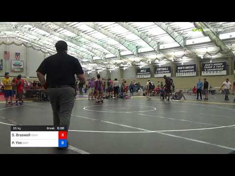 2018 UWW Cadet And U23 Nationals/U23 Greco-Roman 55 7th Place - Samuel Braswell (Coug) Vs. Poncie