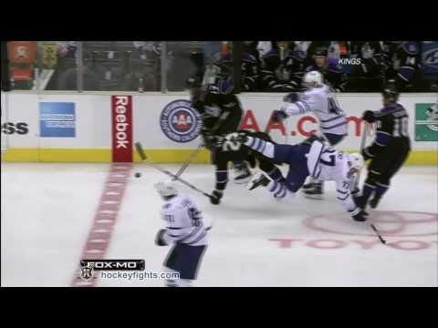 Tim Brent vs Marco Sturm Jan 10, 2011