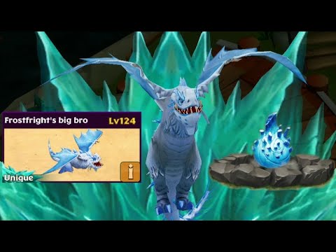 Frostfright's big bro max level 124 titan mode-unique dragom//Dragons rise of Berk