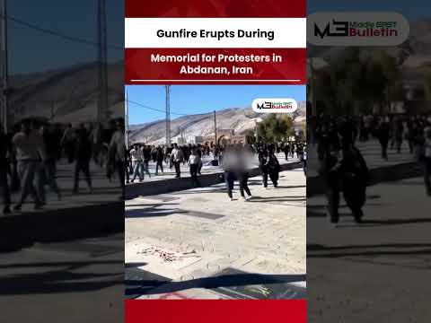 Gunfire Erupts at 40-Day Memorial in Abdanan, Iran Amid Protest Tensions