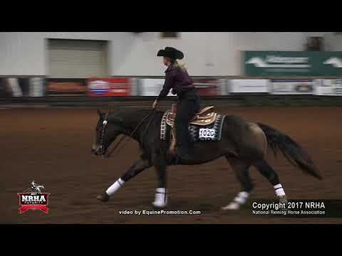 Cruisin Mercedes ridden by Natalie S Gydesen  - 2017 NRHA Futurity (Youth 14-18)