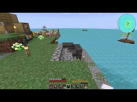 Ftb OceanBlock Ep. 5 Automating Our Sluice