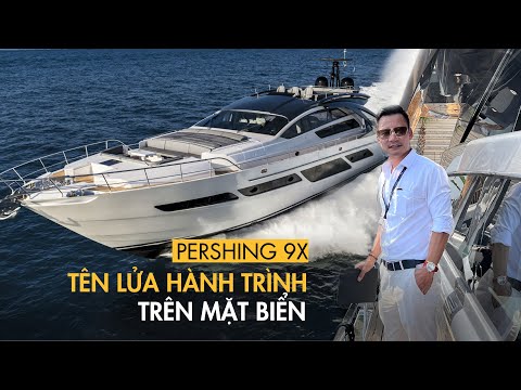 [REVIEW] Du thuyền hạng sang PERSHING 9X - "Tên lửa hành trình trên mặt biển" | LuxYacht