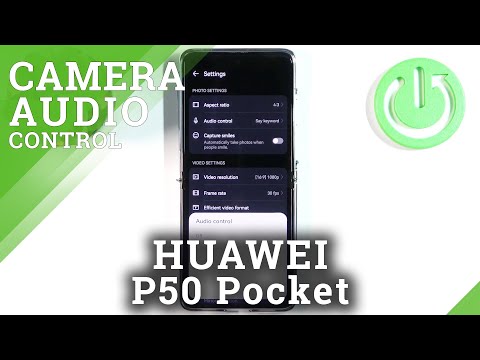 How to Use Audio Control Option In Camera in HUAWEI P50 Pocket - Camera Settings