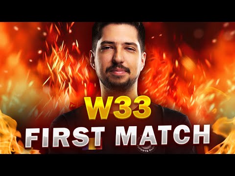 w33 NEW Team - First OFFICIAL Match