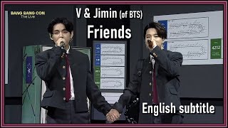 Download lagu V & Jimin of BTS - '친구' (Friends) @ Bang Bang Con The Live 2020 [ENG SUB] [Full HD] mp3