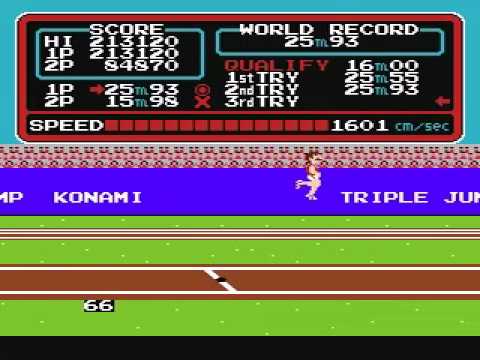 track & field nes music