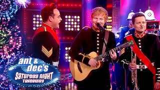 Ed Sheeran, Ant &amp; Dec &amp; the Royal Marines&#39; Unbelievable Performance - Saturday Night Takeaway