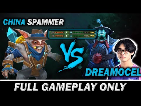 China Meepo Spammer VS Dreamocel Storm Spirit - Full Gameplay Meepo #374