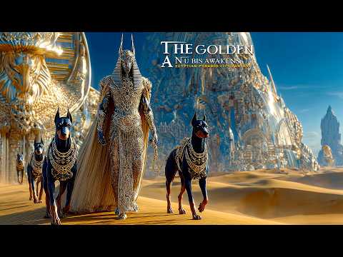 The Golden Anubis Awakens | Majestic Egyptian Pyramid City Fantasy