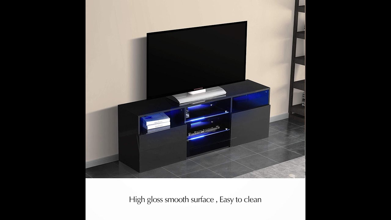 Mecor Black TV Stand