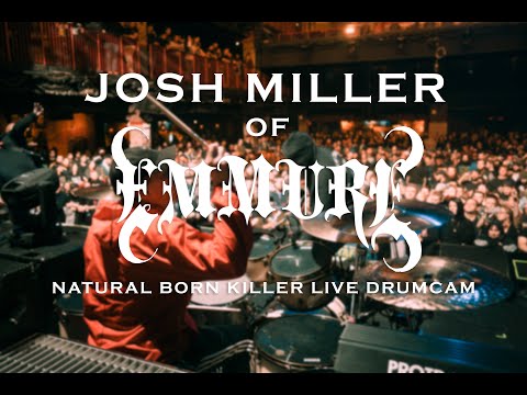 Josh Miller of Emmure "Natural Born Killer" Drum Cam | SJC Custom Drums